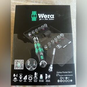 Wera Zyklop Pocket Set 4. Unopened.